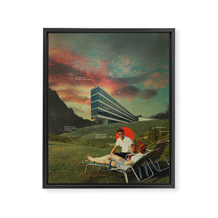 Remember When Framed Canvas Print Gallery Image 1