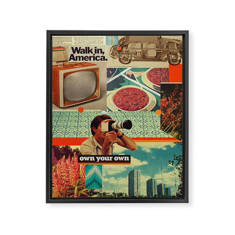 Retrica Framed Canvas Print Gallery Image 6