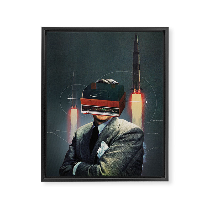 RetroVisionary Framed Canvas Print Gallery Image 6