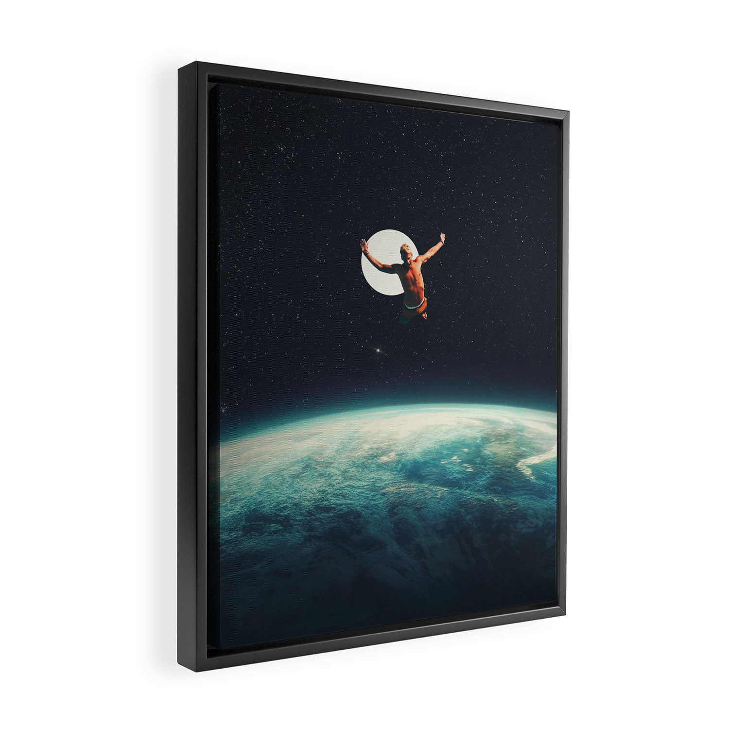 Returning to Earth with a will to Change Framed Canvas Print Gallery Image 2