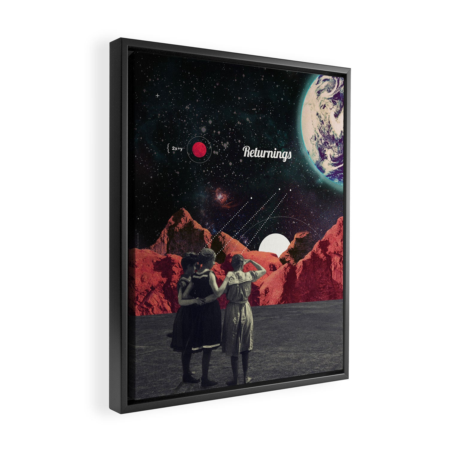 Returnings Framed Canvas Print Gallery Image 2