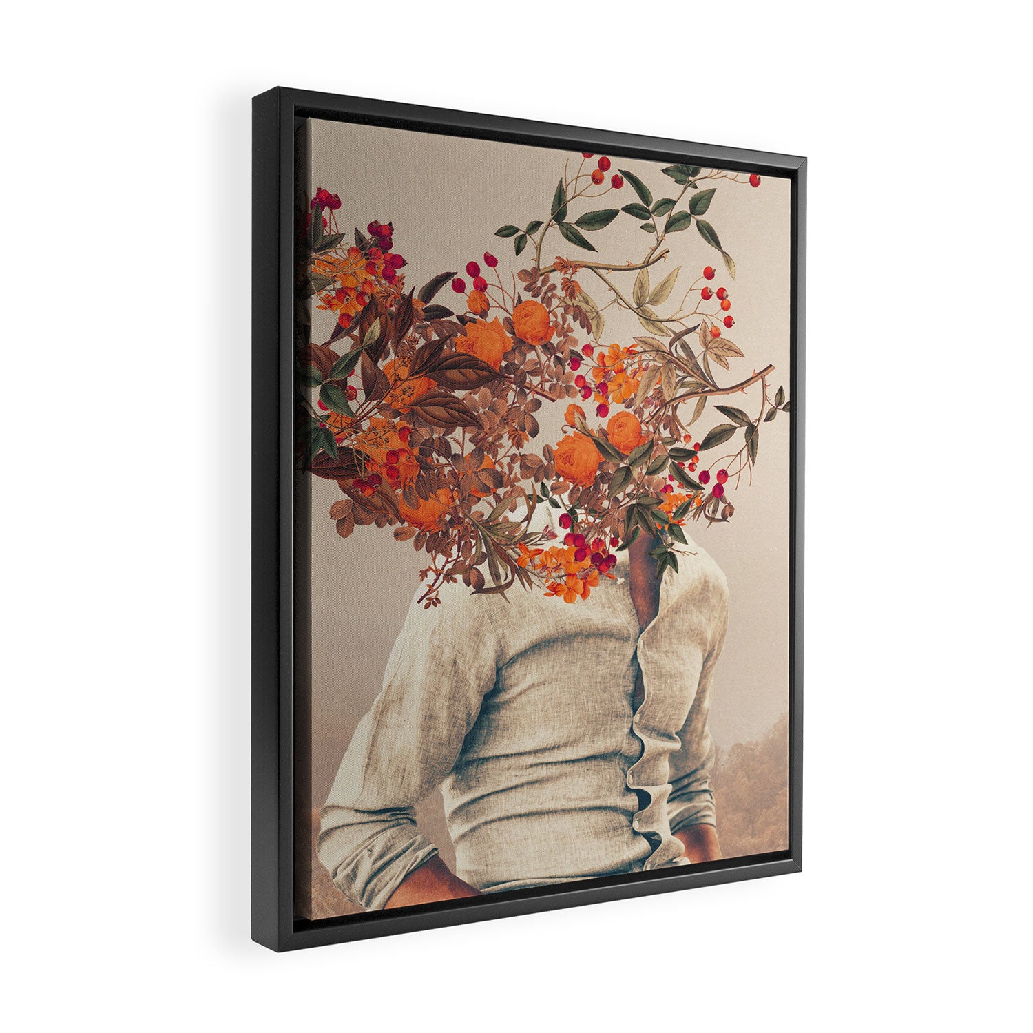 Roots Bright Framed Canvas Print Gallery Image 2