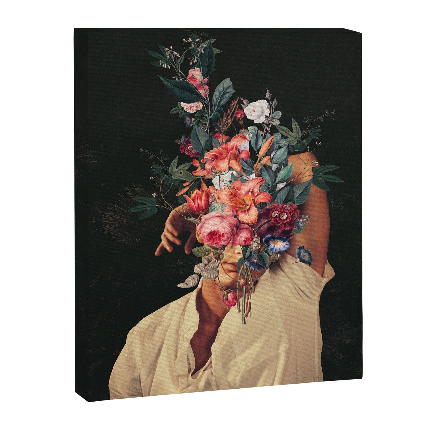 Roses Bloomed every time I Thought of You Canvas Print Gallery Image 3