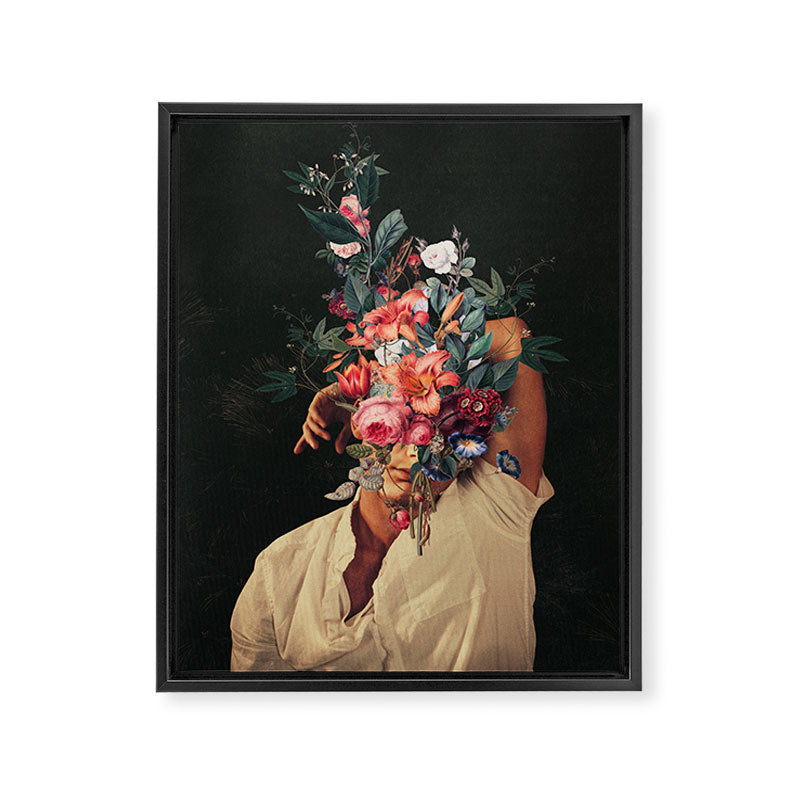 Roses Bloomed every time I Thought of You Framed Canvas Print Gallery Image 6