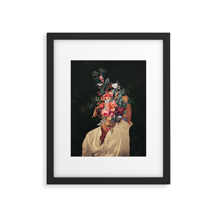Roses Bloomed every time I Thought of You Framed Art Print Gallery Image 1