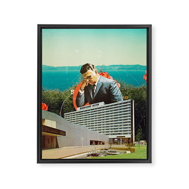 Sad Framed Canvas Print Gallery Image 6