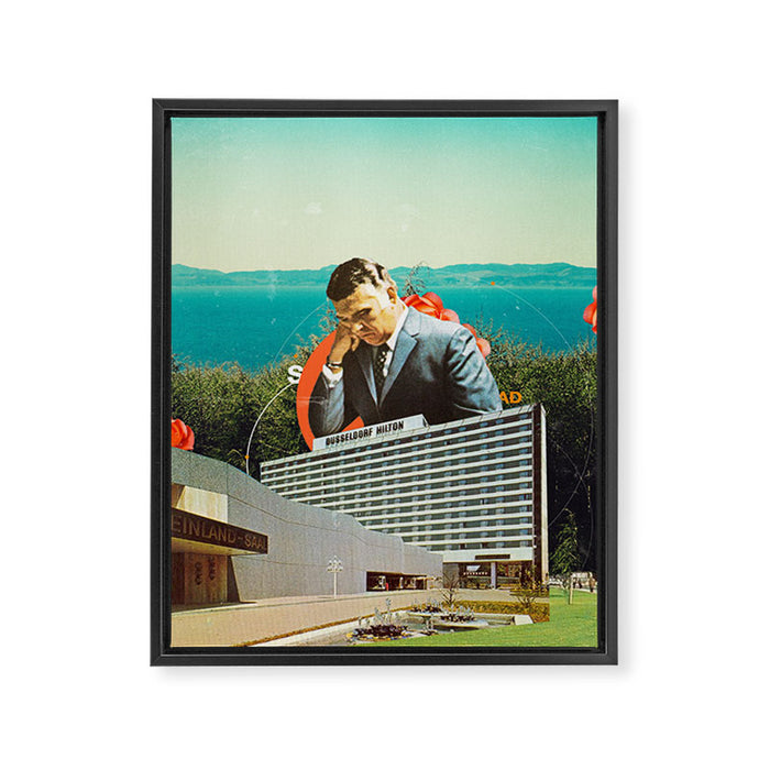 Sad Framed Canvas Print Gallery Image 1