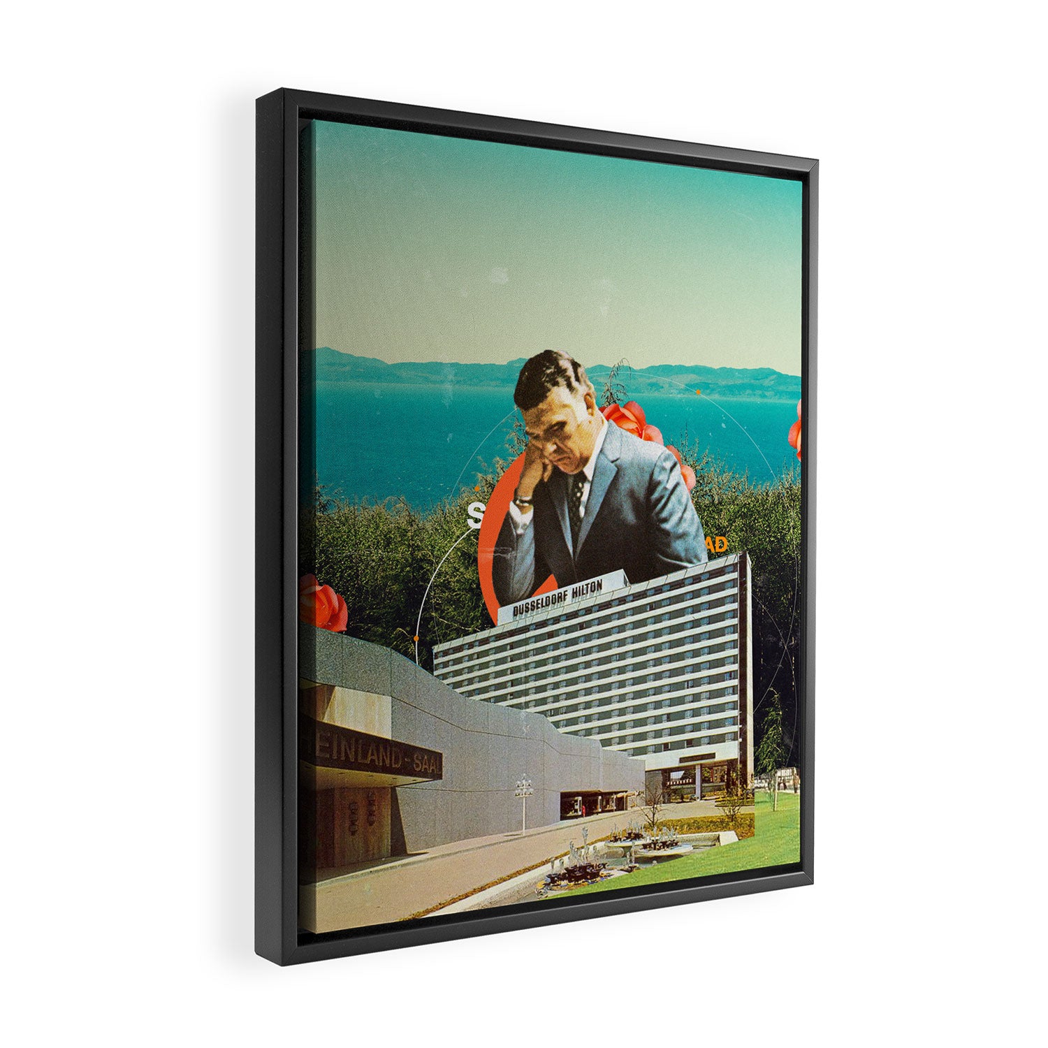 Sad Framed Canvas Print Gallery Image 2