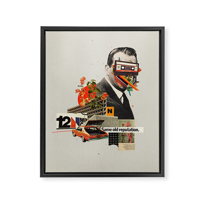 Same Old Reputation Framed Canvas Print Gallery Image 1