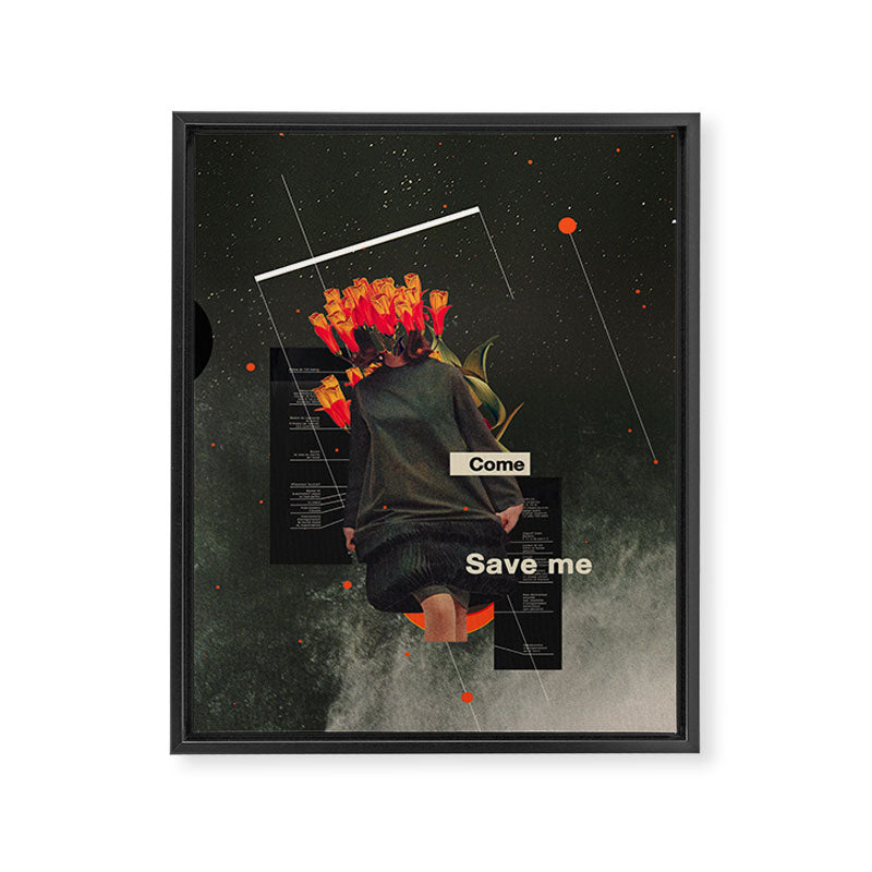 Save Me Framed Canvas Print Gallery Image 6