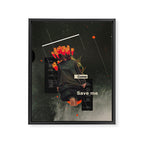 Save Me Framed Canvas Print Gallery Image 6