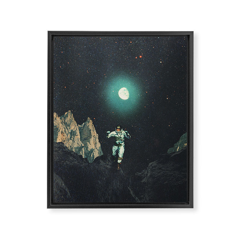Searching for Happiness out of this Transitional World Framed Canvas Print Gallery Image 6