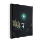 Searching for Happiness out of this Transitional World Framed Canvas Print Gallery Image 2