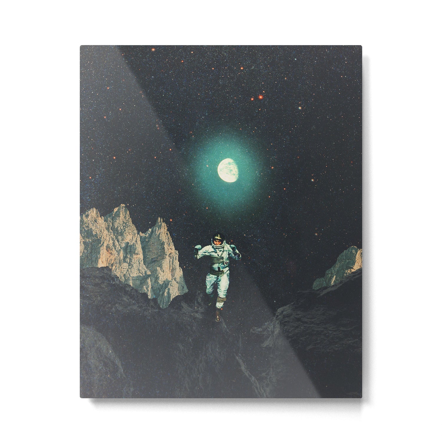 Searching for Happiness out of this Transitional World Metal Print Gallery Image 4