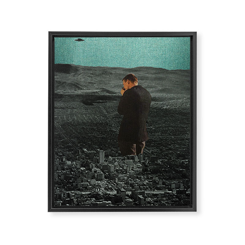 Seen Framed Canvas Print Gallery Image 6