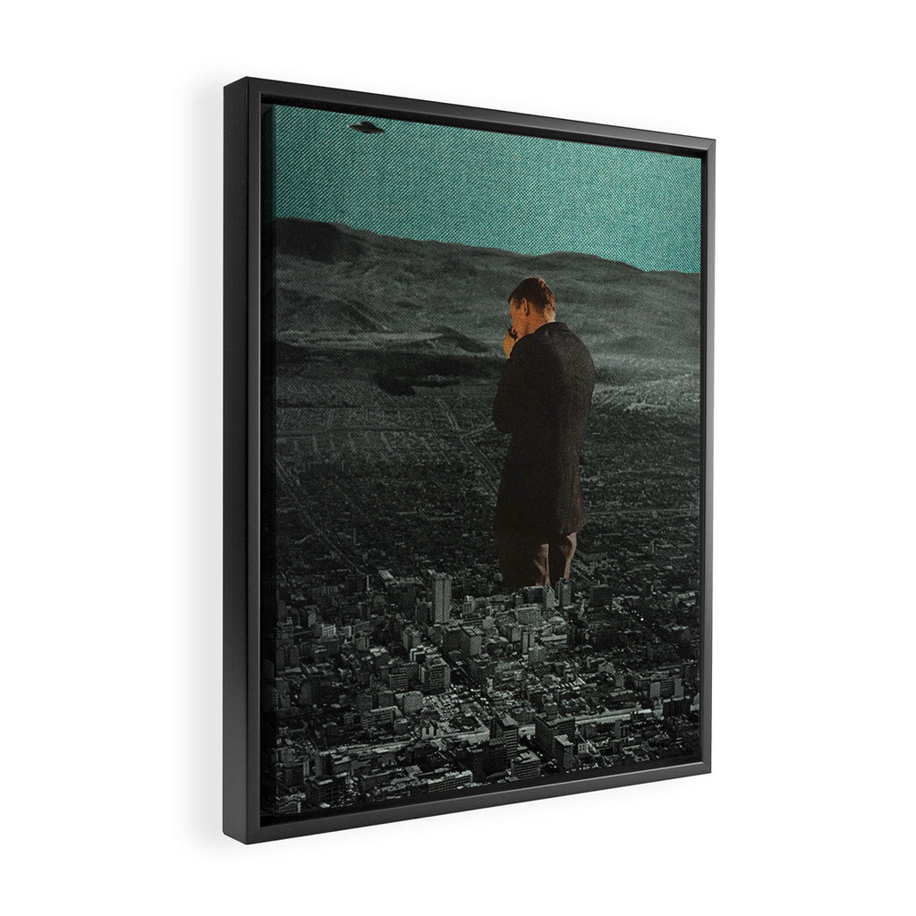 Seen Framed Canvas Print Gallery Image 2