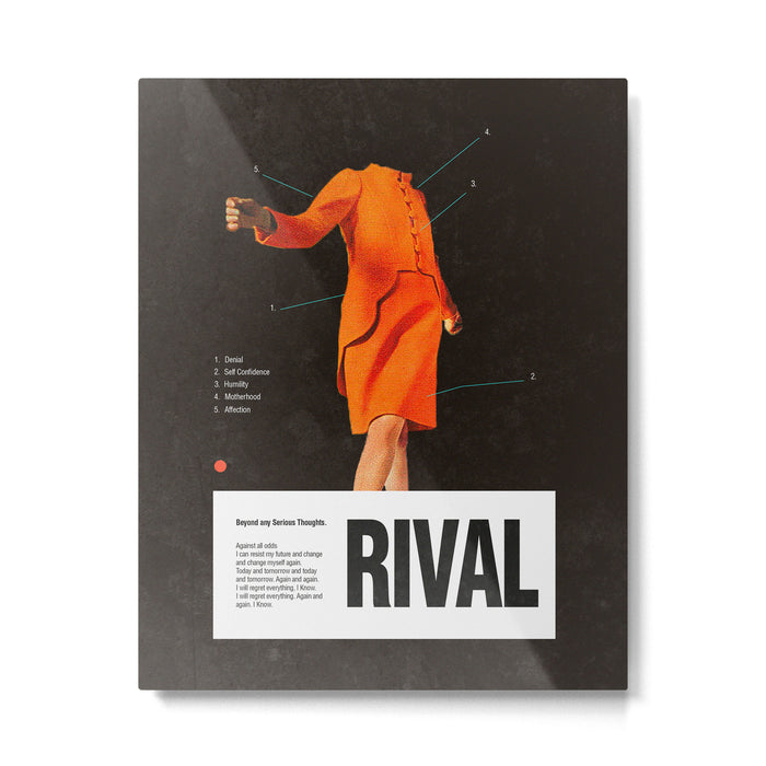 Self Rival Metal Print Gallery Image 1