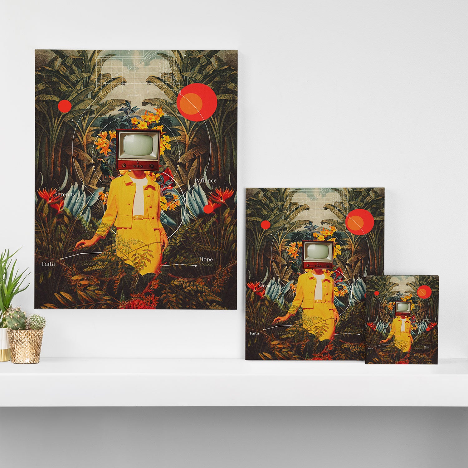 She Came from the Wilderness Canvas Print Gallery Image 3