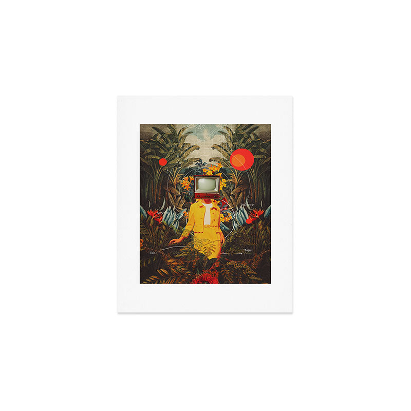 She Came from the Wilderness Art Print Gallery Image 1