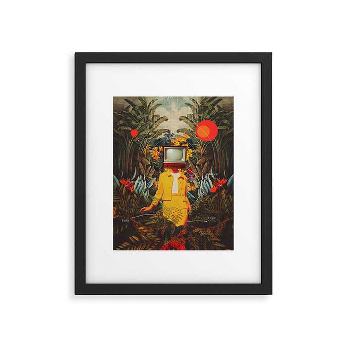 She Came from the Wilderness Framed Art Print Gallery Image 1