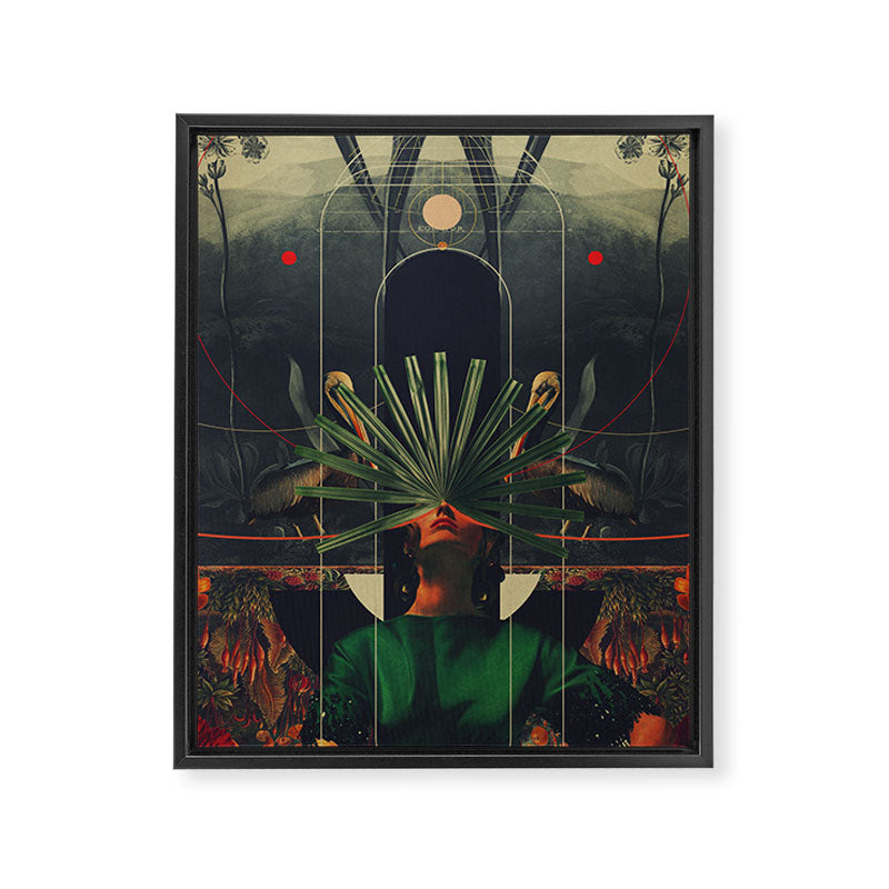 She saw the Equator Framed Canvas Print Gallery Image 6
