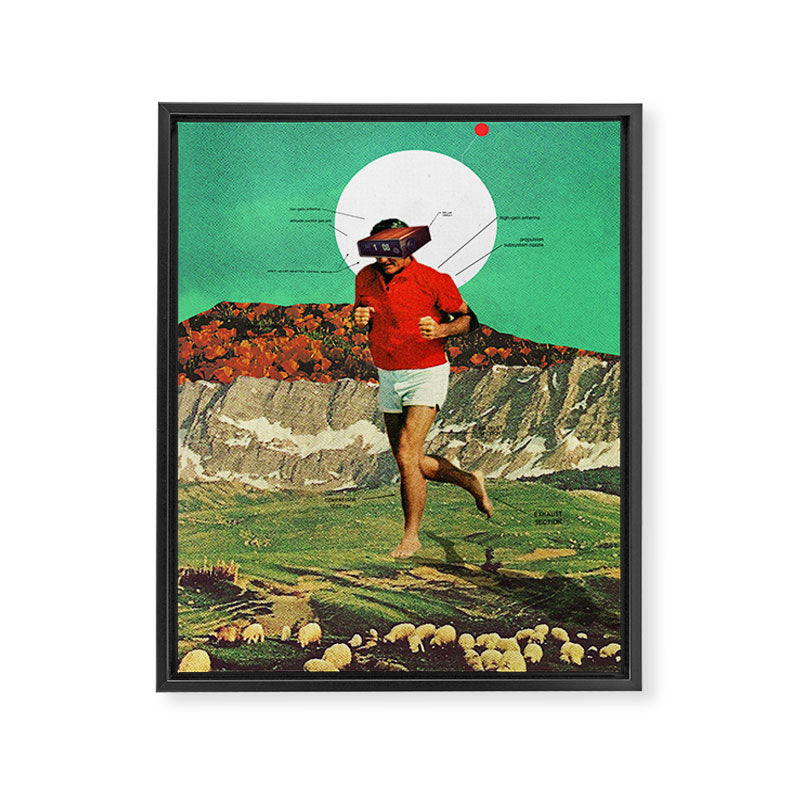 Sheeprunner Framed Canvas Print Gallery Image 6