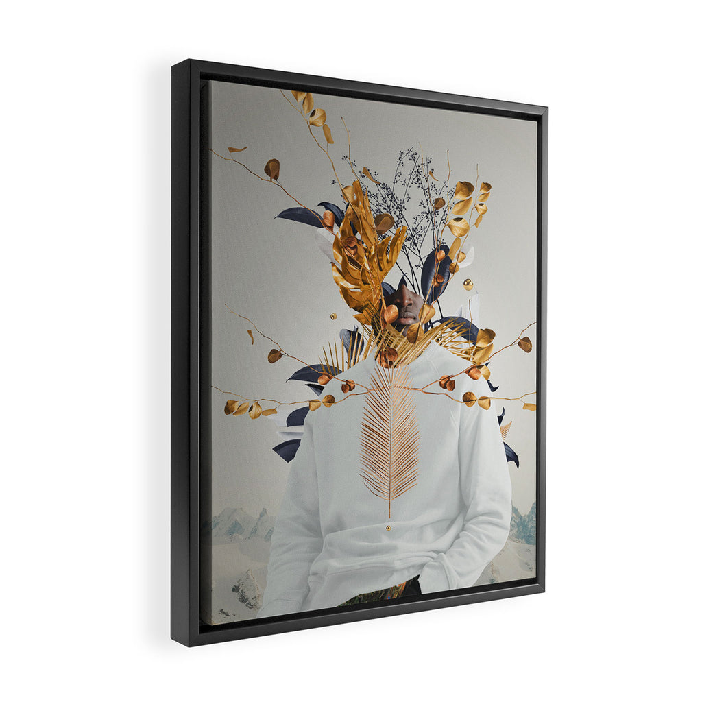 Silence and Simplicity Framed Canvas Print Gallery Image 2