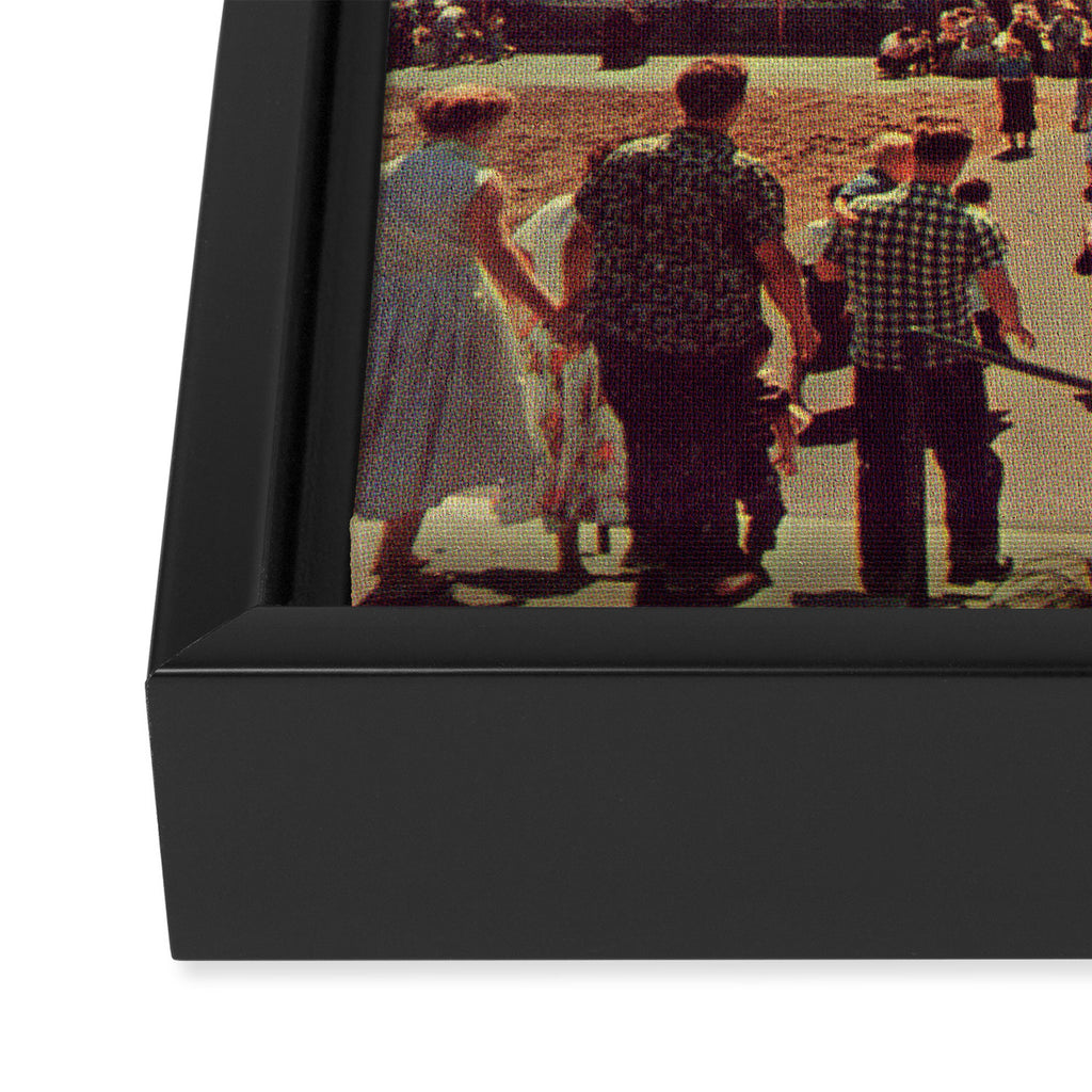 Software Road Framed Canvas Print Gallery Image 3