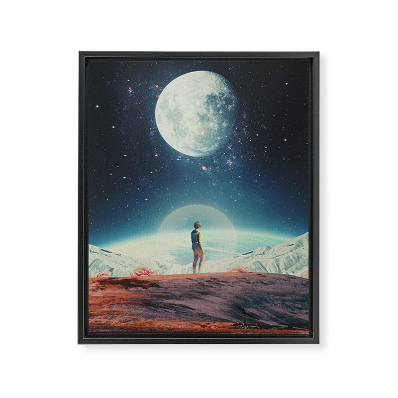 Somewhere between Sometime & Eternity Framed Canvas Print Gallery Image 6