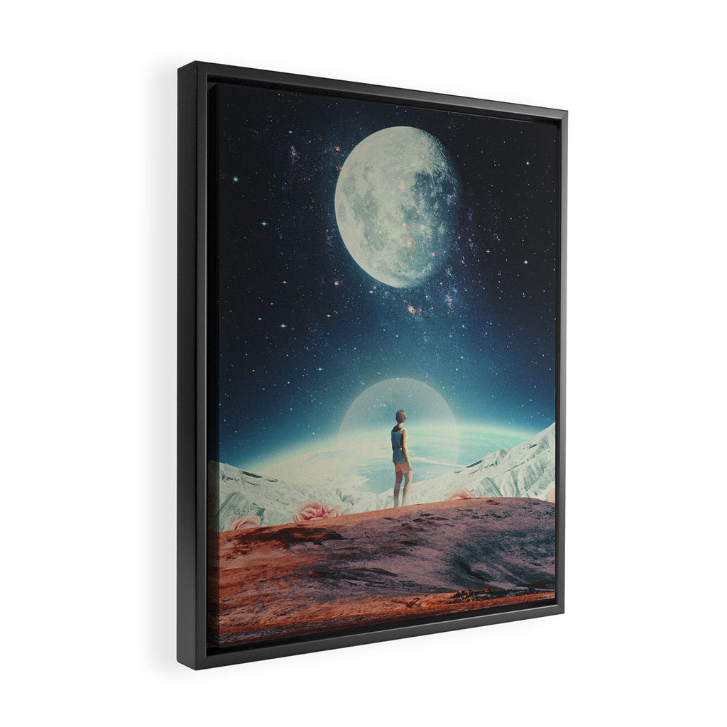 Somewhere between Sometime & Eternity Framed Canvas Print Gallery Image 2