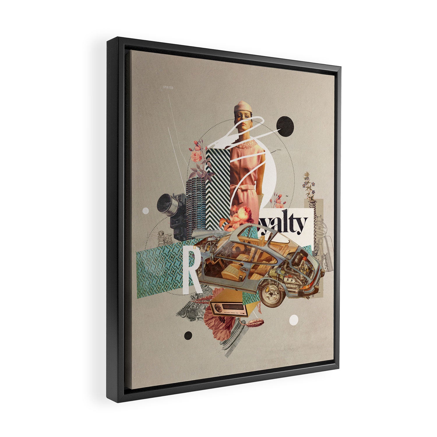 Spirited Royalty Framed Canvas Print Gallery Image 2
