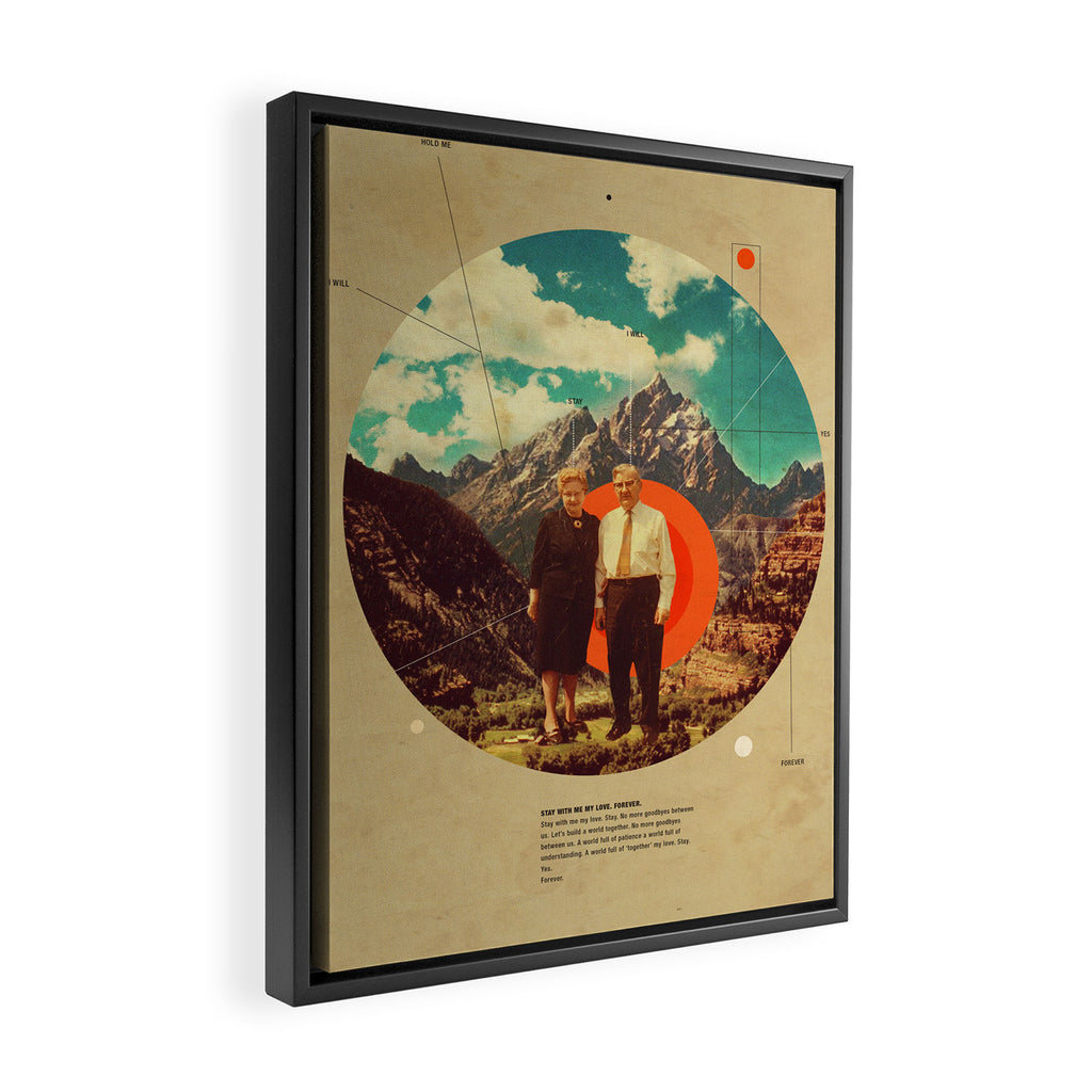 Stay With Me Framed Canvas Print Gallery Image 2