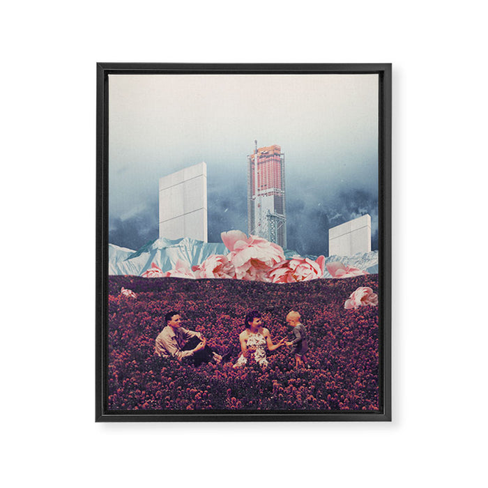 Struggling Not to Forget Framed Canvas Print Gallery Image 1