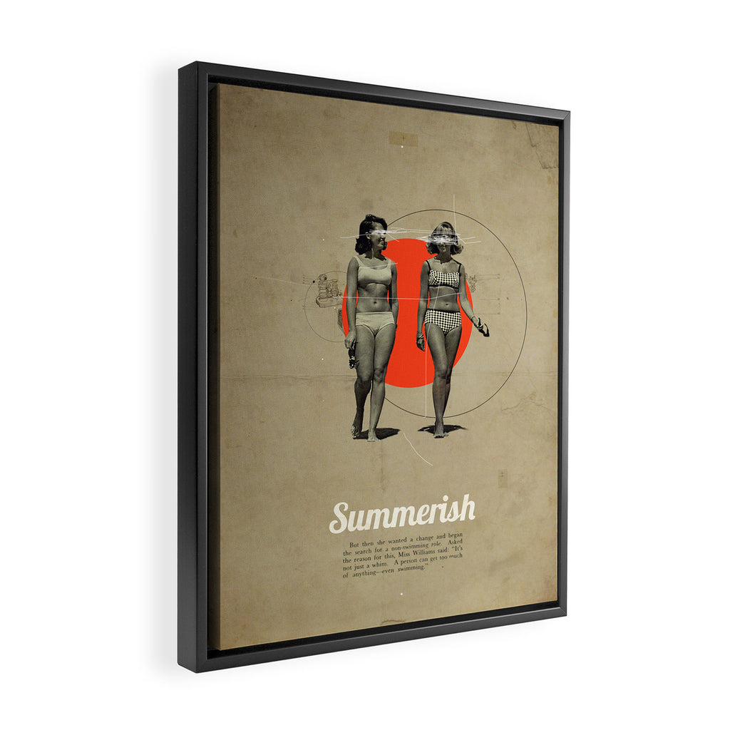 Summerish Framed Canvas Print Gallery Image 2