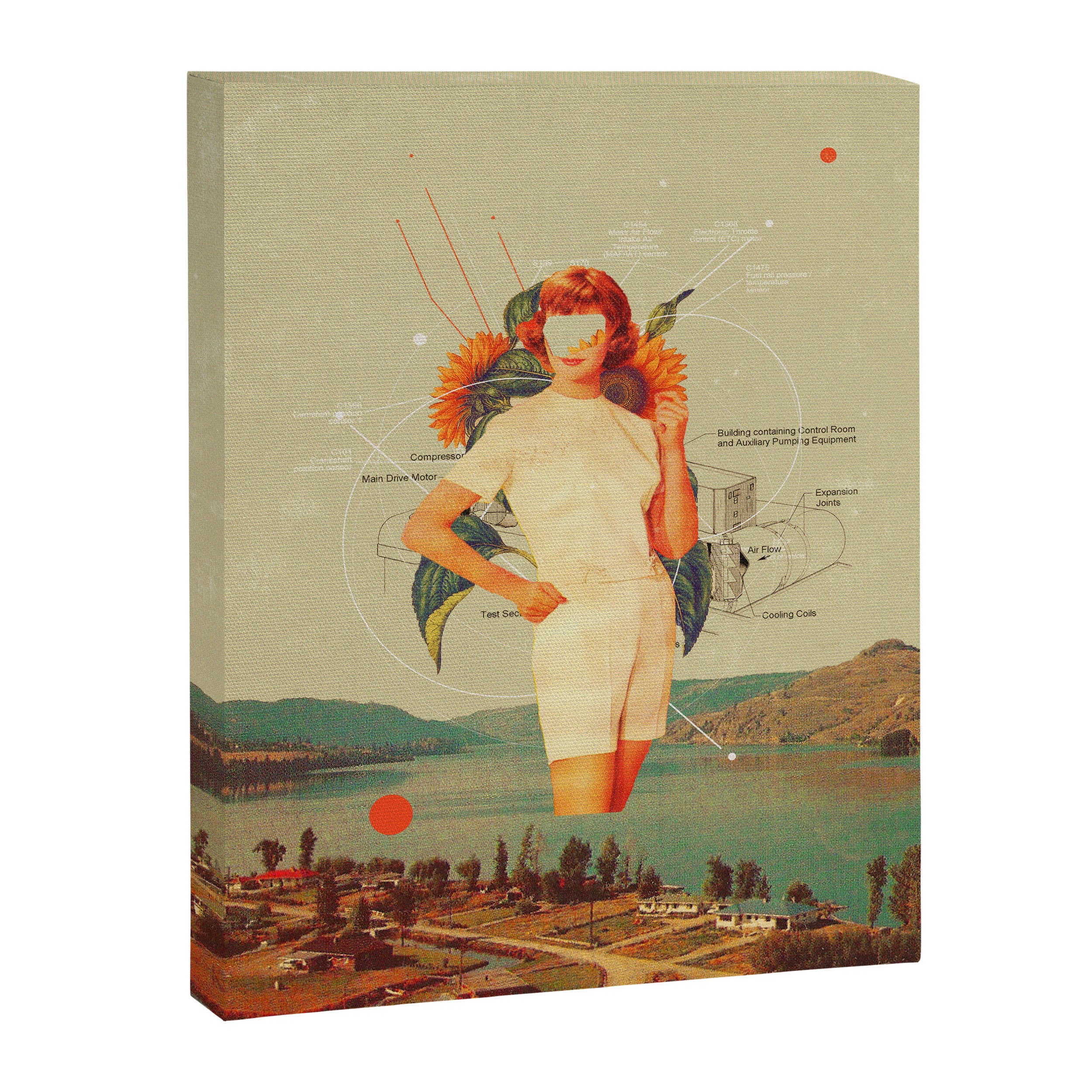 SunflowerMiss Canvas Print Gallery Image 6