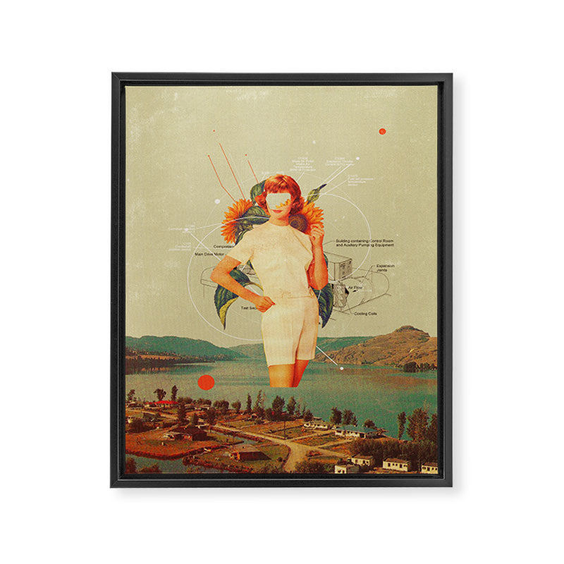 SunflowerMiss Framed Canvas Print Gallery Image 6