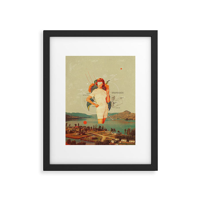 SunflowerMiss Framed Art Print Gallery Image 1