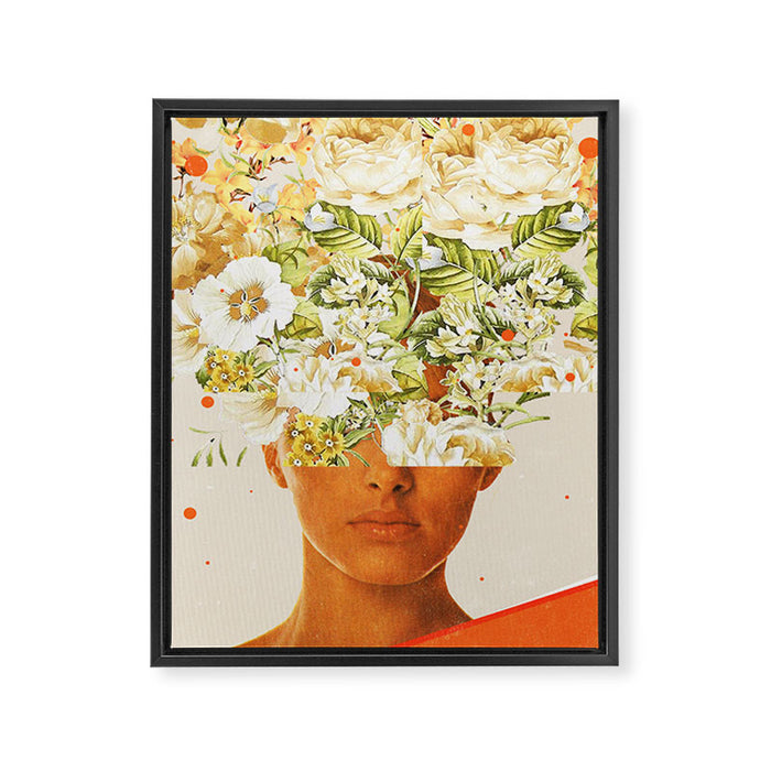 SuperFlowerHead Framed Canvas Print Gallery Image 1