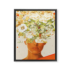 SuperFlowerHead Framed Canvas Print Gallery Image 8