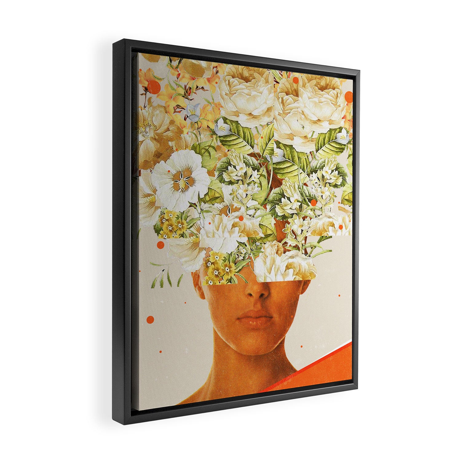 SuperFlowerHead Framed Canvas Print Gallery Image 2