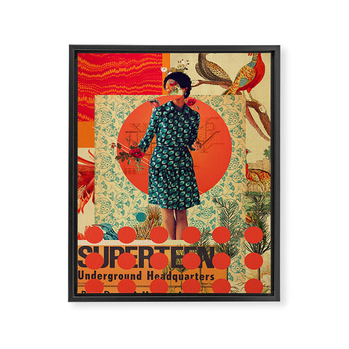 Superteen Framed Canvas Print Gallery Image 1