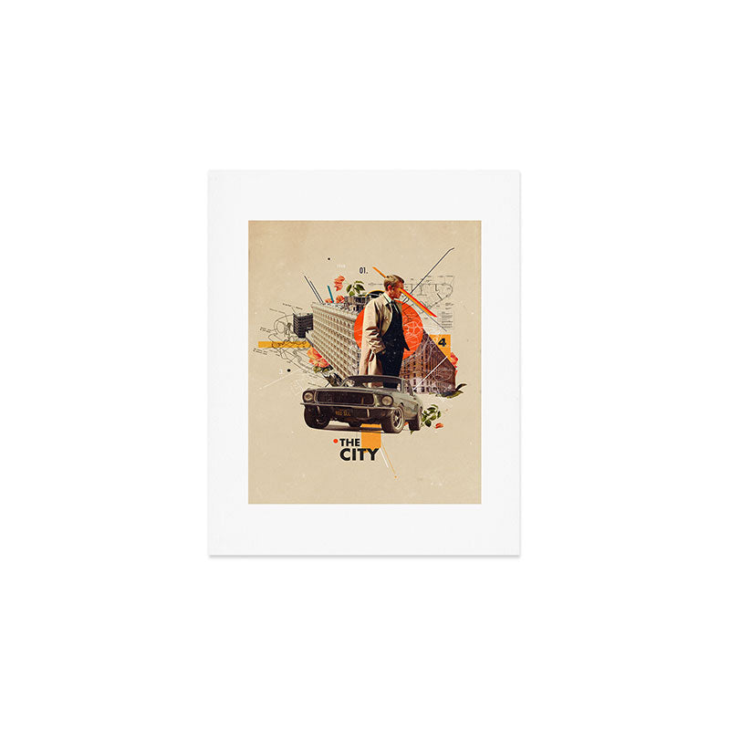 The City 1968 Art Print Gallery Image 1