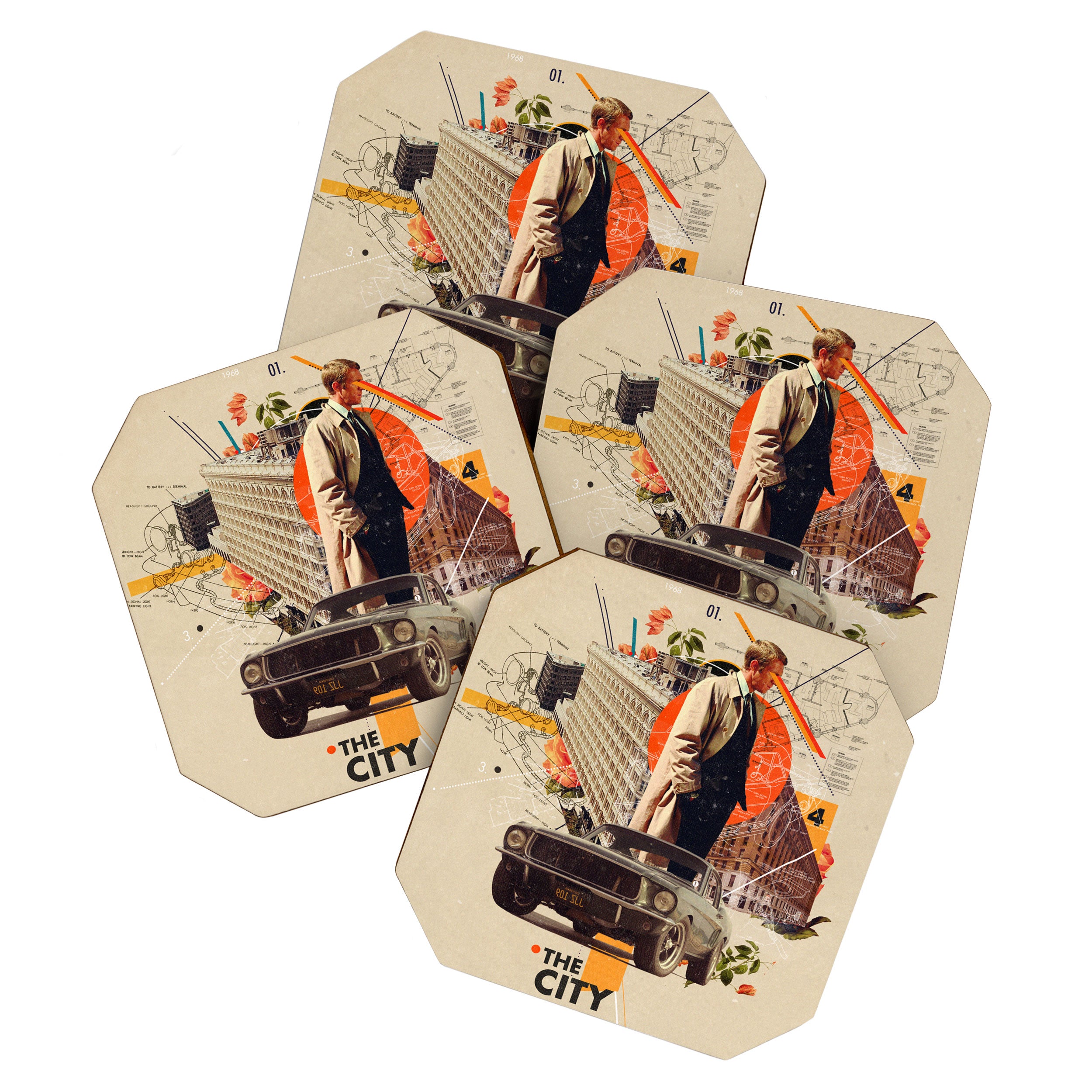 The City 1968 Coaster Gallery Image 1