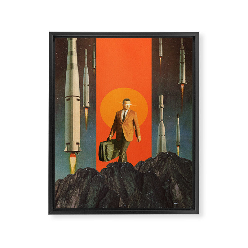 The Departure Framed Canvas Print Gallery Image 6