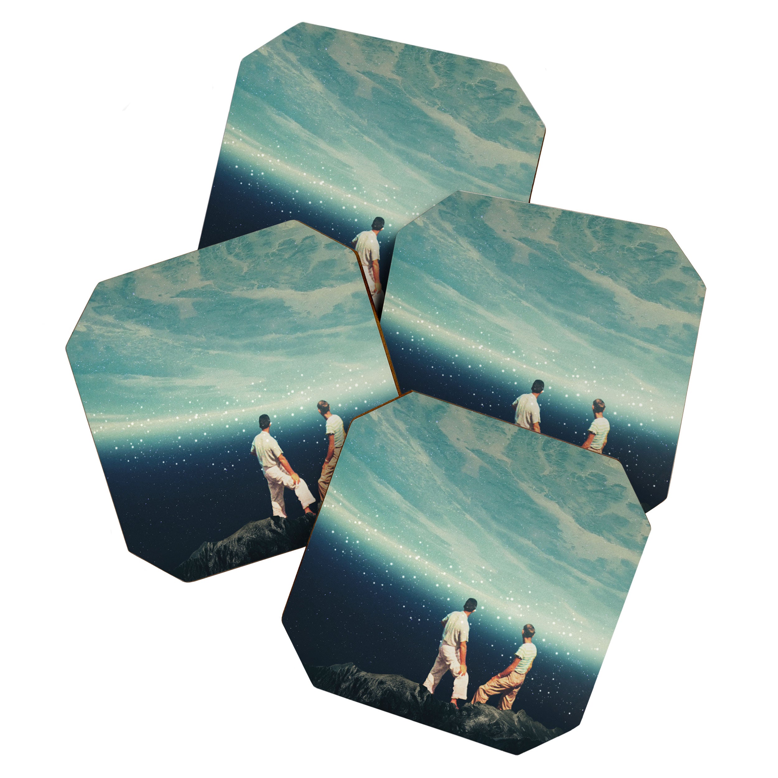 The Earth was crying and We were there Coaster Gallery Image 1