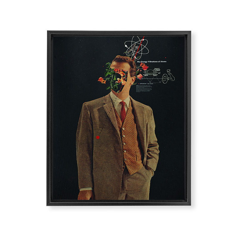 The Energy Vibrations Of Atoms Framed Canvas Print Gallery Image 8