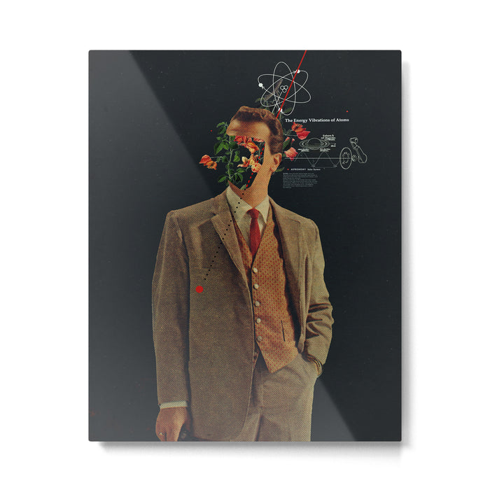 The Energy Vibrations Of Atoms Metal Print Gallery Image 1