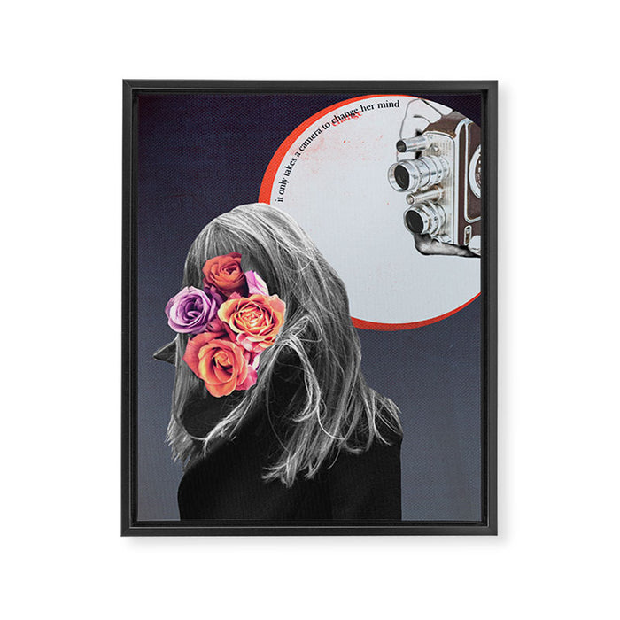 The Model Framed Canvas Print Gallery Image 1