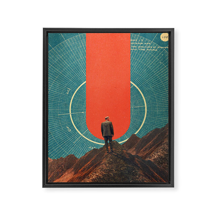 The only Compass is Observance Framed Canvas Print Gallery Image 1