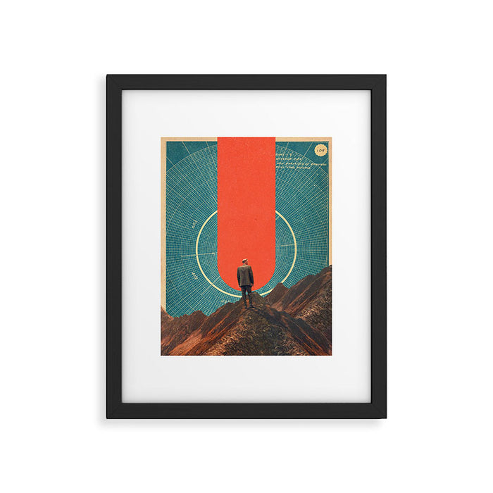 The only Compass is Observance Framed Art Print Gallery Image 1